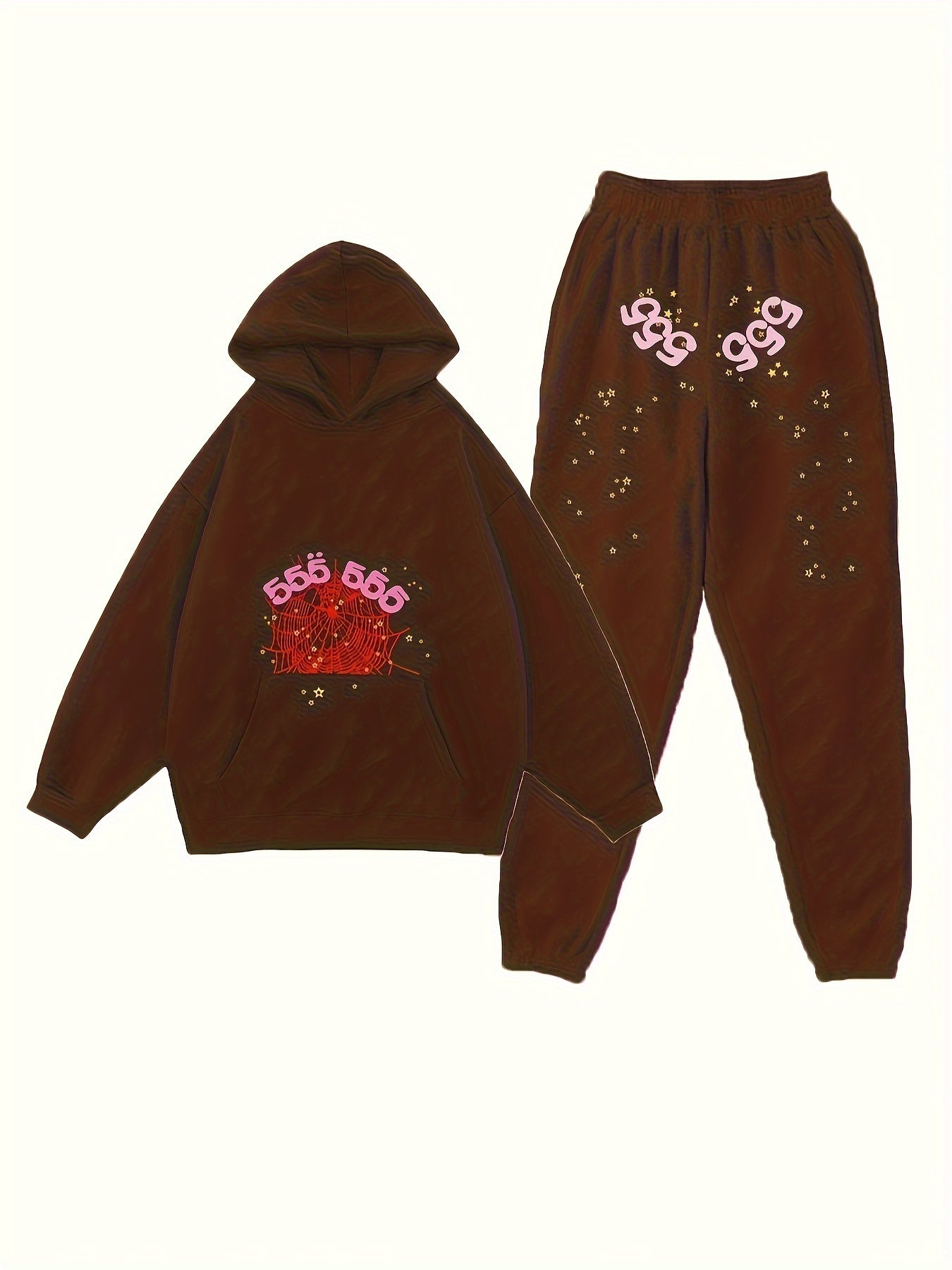Spider Web/Number - Two-piece Set